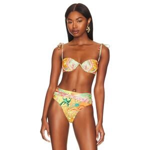 Agua Bendita Bikini Set Donna Makie Top Sz S and Darcie Bottom Sz S NWT